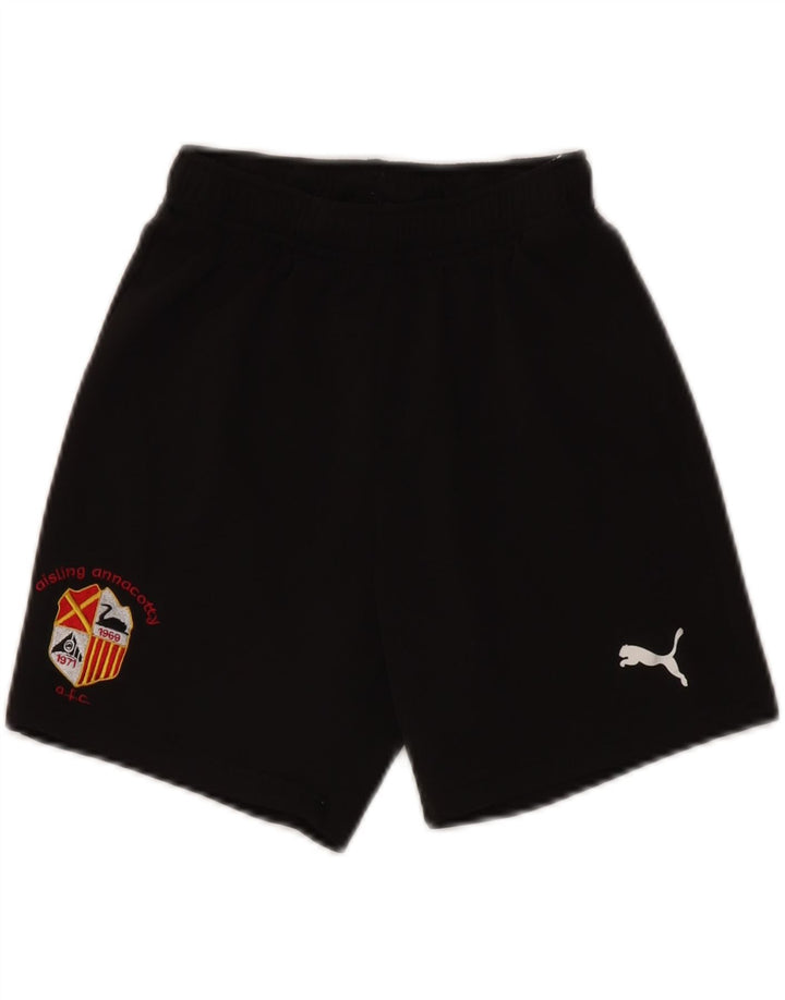 Pantaloni scurti sport PUMA băieți 11-12 ani poliester negru