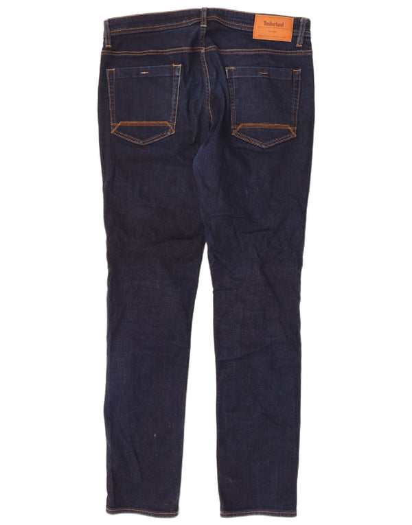 Blugi slim pentru bărbați Timberland W34 L34 bumbac bleumarin