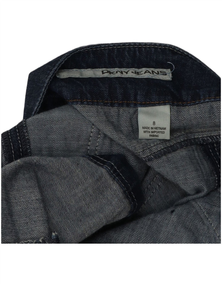 Fusta mini denim Dkny pentru femei US 8 Medium W32 Albastru