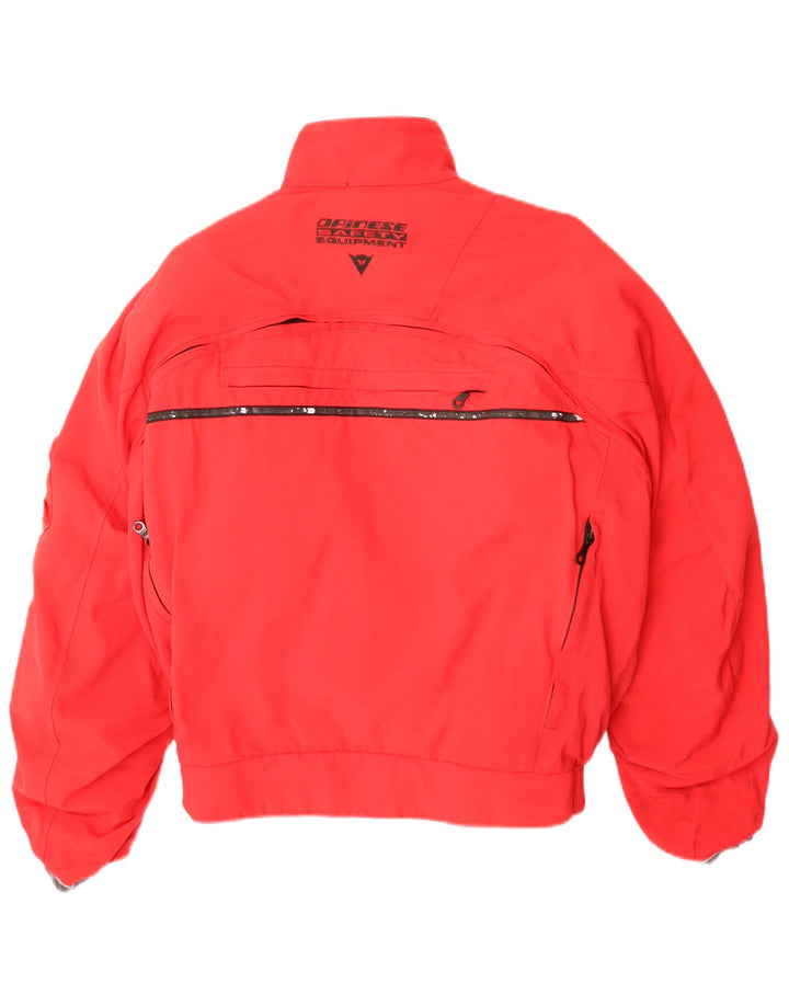Jachetă Dainese pentru bărbați Racer Mărimea 50, nailon roșu mediu