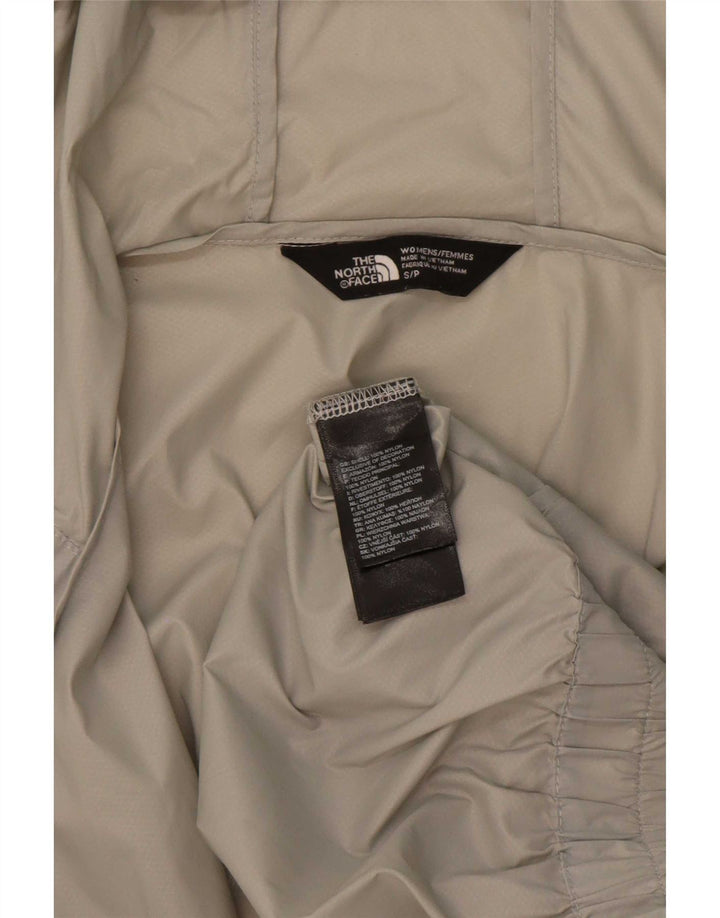 Jachetă de ploaie supradimensionată cu glugă The North Face pentru femei UK 10 Small Gri Nylon