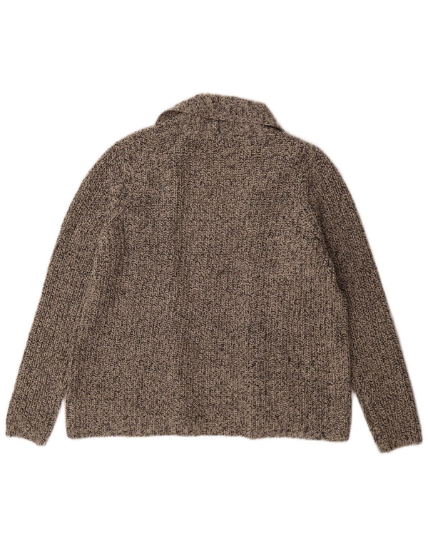 Pulover cardigan deschis pentru femei Marks & Spencer UK 16 mare, gri cu pete