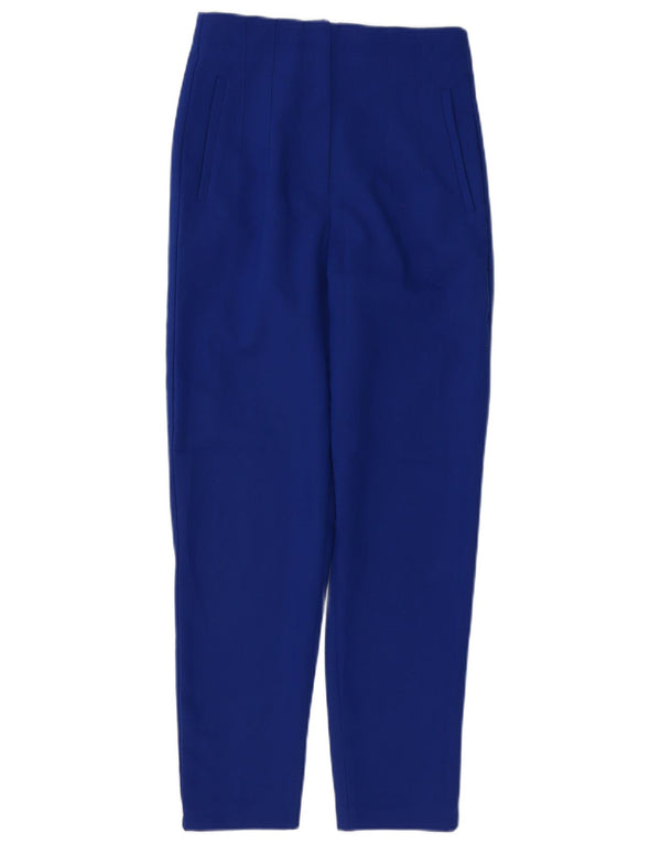 Pantaloni casual conici pentru femei Zara Mici L26 L26 Albastru