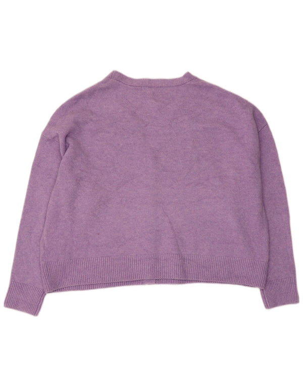Pulover cardigan supradimensionat pentru femei Marks & Spencer UK 16 mare violet