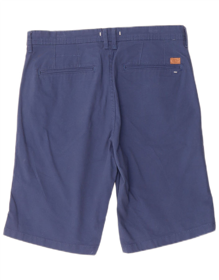 Pantaloni scurți chino pentru bărbați Zara EU 40 Medium W31 Bumbac bleumarin