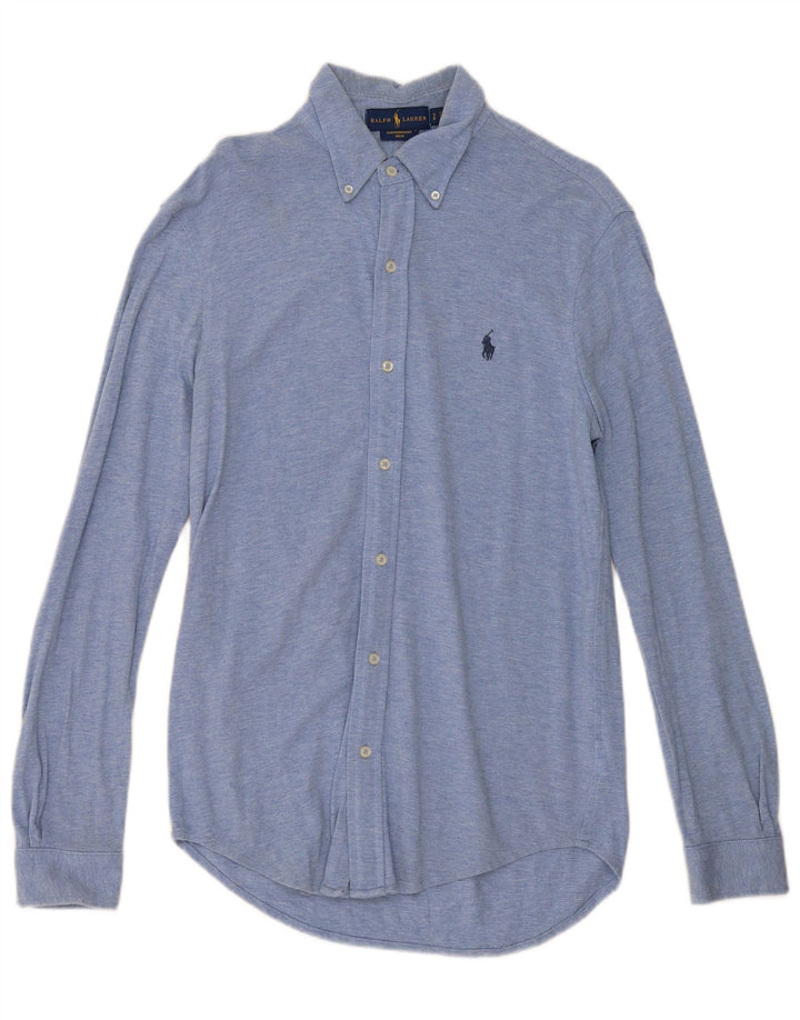 Cămașă pentru bărbați Ralph Lauren mic albastru bumbac