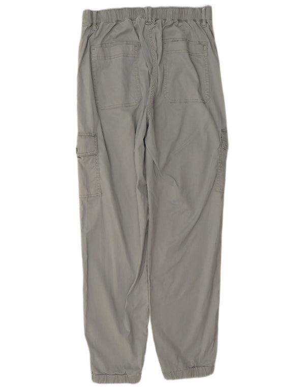 Marks & Spencer Pantaloni cargo cu talie înaltă pentru femei UK 10 Small W27 L29 Gri