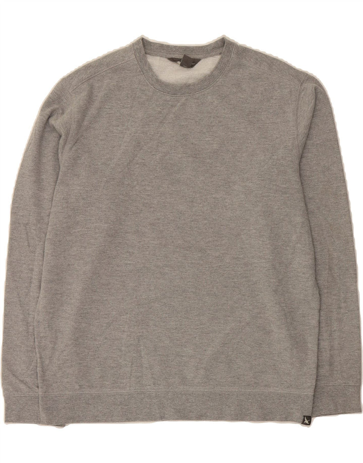 EDDIE BAUER Mens Sweatshirt Jumper Medium Grey Cotton Vintage Eddie Bauer and Second-Hand Eddie Bauer from Messina Hembry 
