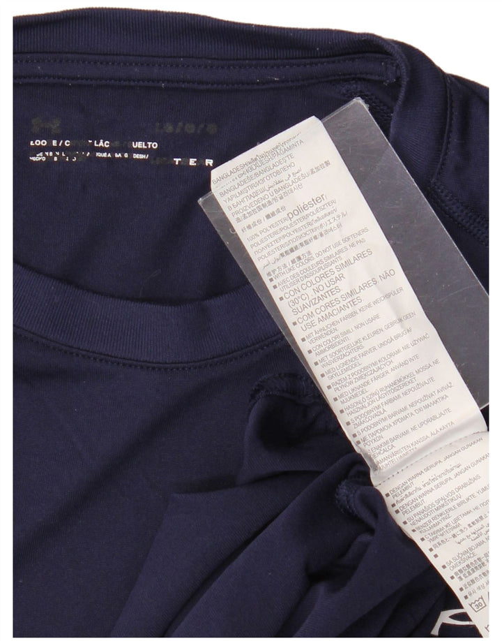 Tricou Under Armour pentru bărbați Top mare poliester bleumarin