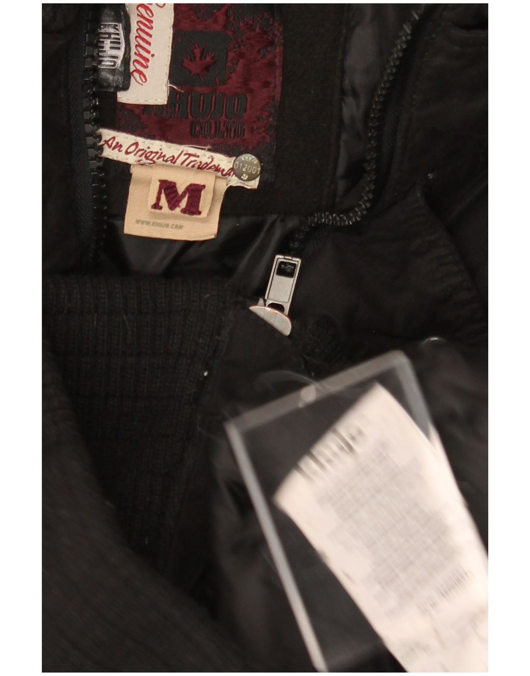 Jachetă parka cu glugă KHUJO pentru femei UK 12 Poliester mediu negru