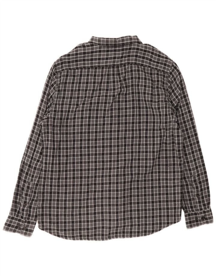 Cămașă de flanel Lee Lumberjack pentru bărbați, 2XL, gri din bumbac
