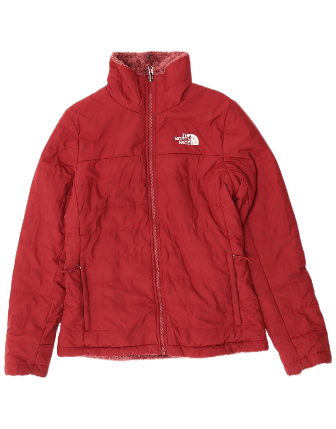 Jachetă căptușită reversibilă pentru femei The North Face UK10 Small Burgundy