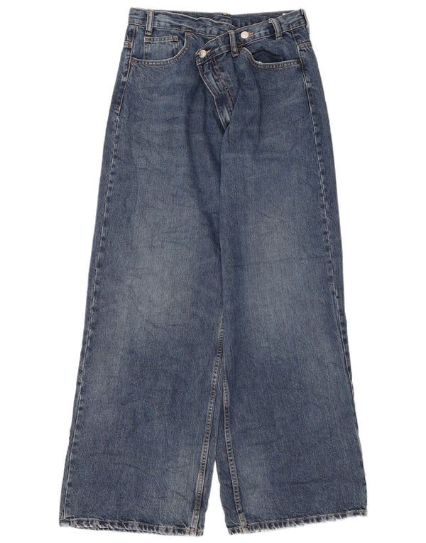 Blugi Zara Femei cu picioare late EU 38 Mici L28 L31 Albastru