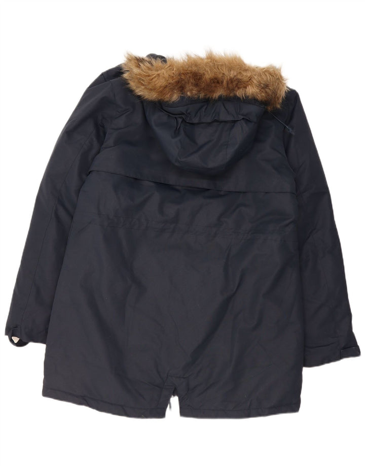 Jachetă parka cu glugă pentru femei MOUNTAIN WAREHOUSE UK 14 mare bleumarin