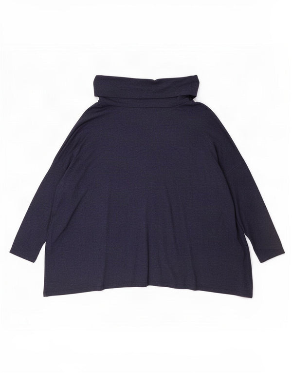 Phase Eight Top supradimensionat pentru femei cu mâneci 3/4 UK 10 mic, bleumarin, viscoză