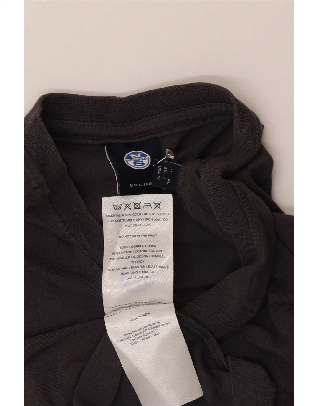 Tricou polo pentru bărbați North Sails XL, bumbac gri