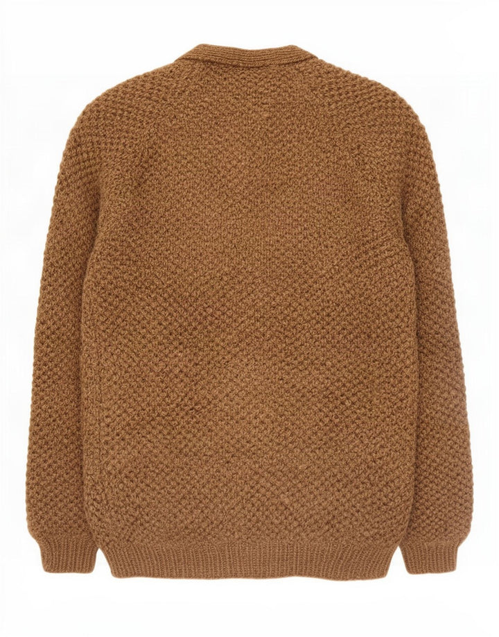 Pulover Cardigan Vintage pentru bărbați Mic Maro