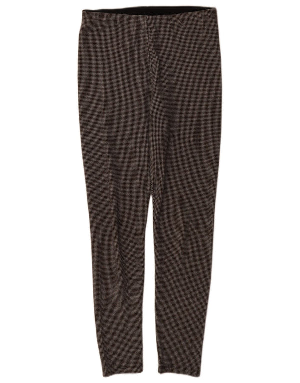 Pantaloni casual skinny pentru femei Zara Mediu L28 L29 Gri Houndstooth