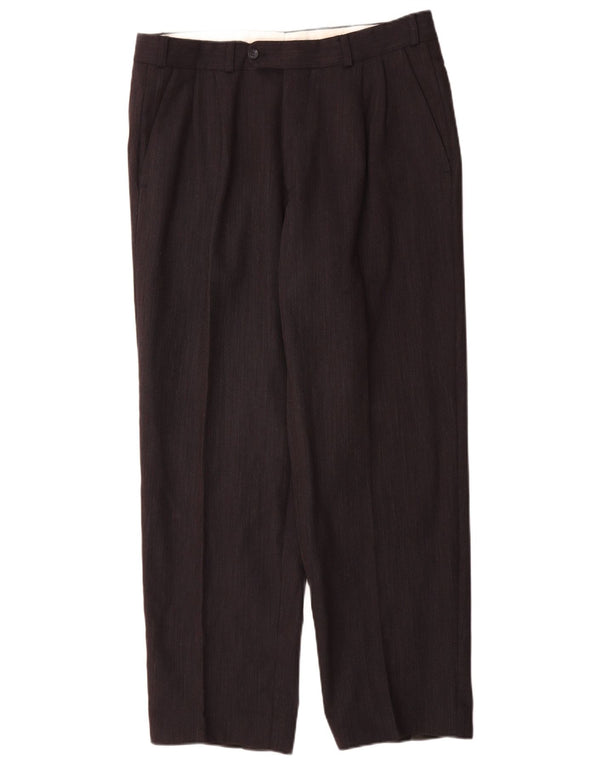 Daniel Hechter Pantaloni de costum pentru bărbați IT 52 XL W36 L31 bleumarin cu dungi