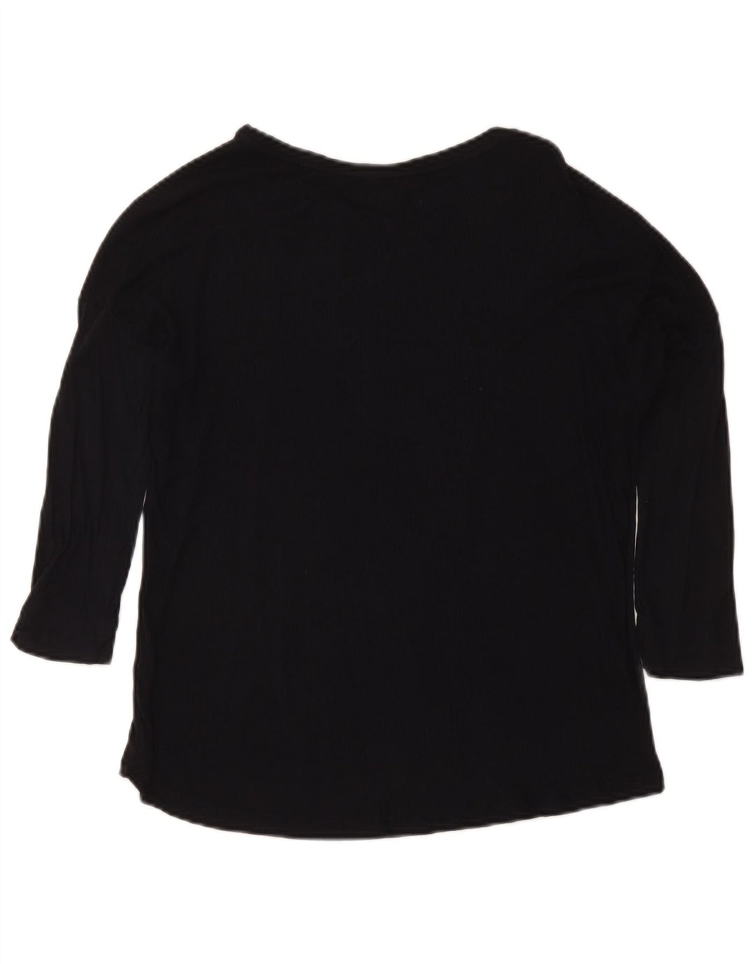 Massimo Dutti Top pentru femei cu mâneci 3/4 UK 12 Medium Negru