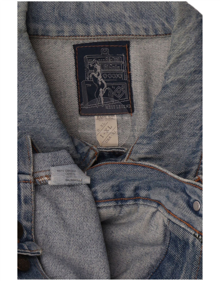 Jachetă de blugi pentru bărbați Base 92 UK 42 XL Bumbac albastru