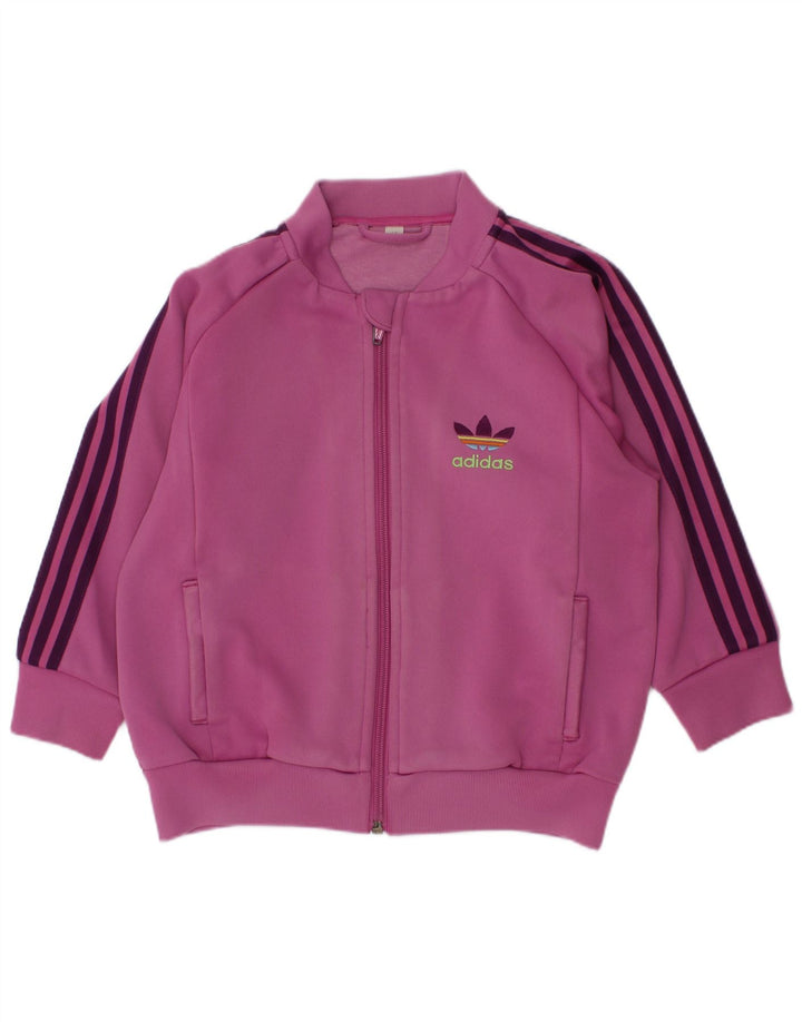 Jachetă Adidas Fete Trening Top 3-4 Ani Roz Poliester