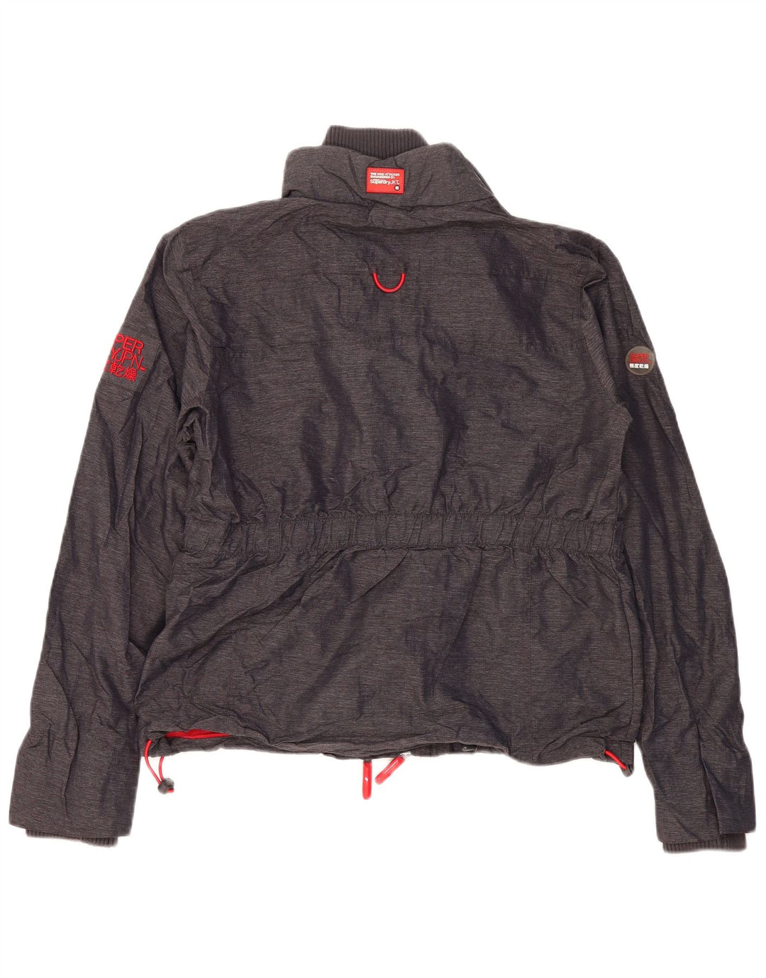 Jachetă de vânt pentru femei SUPERDRY UK 18 XL poliester gri