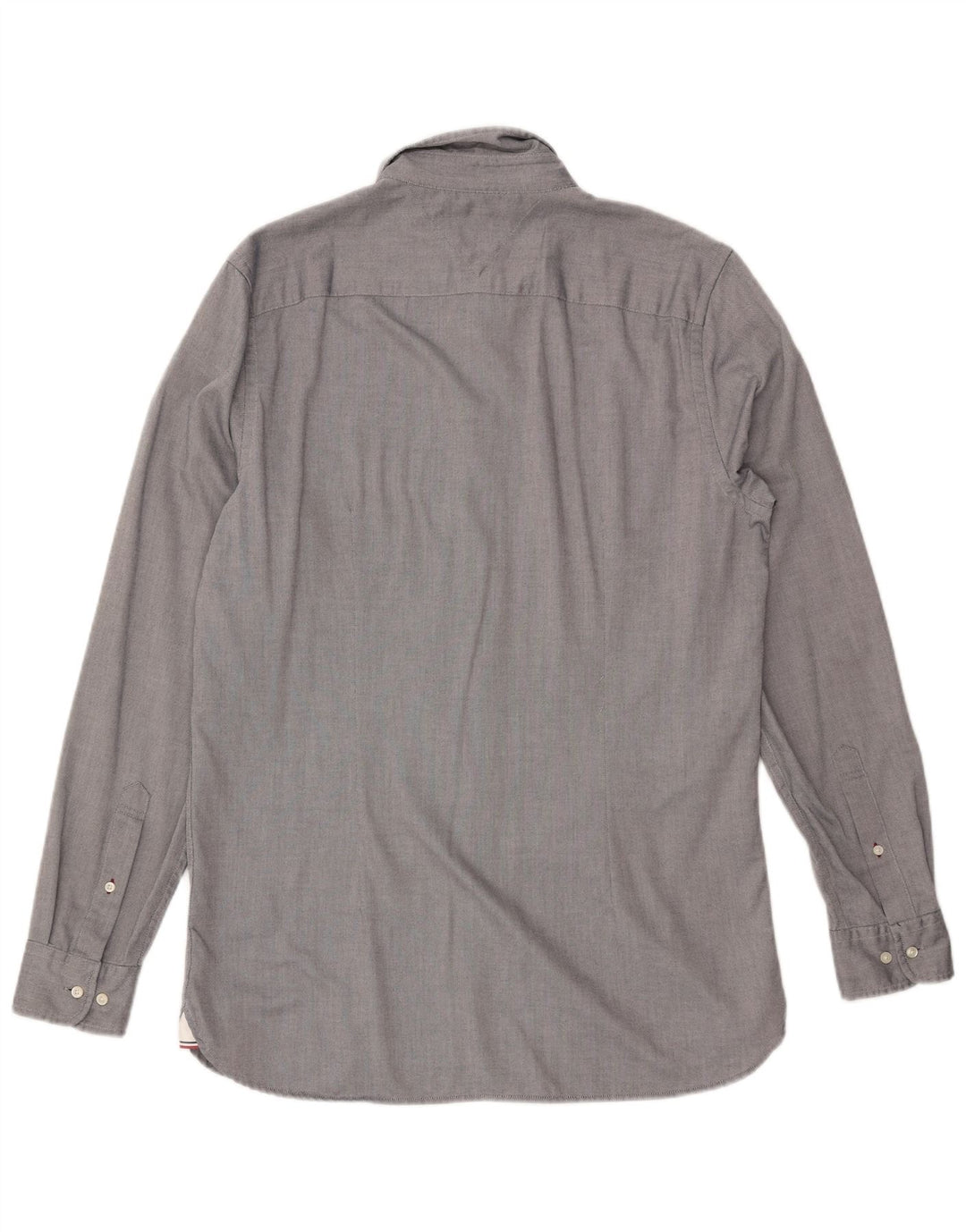 Cămașă Slim Fit TOMMY HILFIGER pentru bărbați, bumbac gri mare