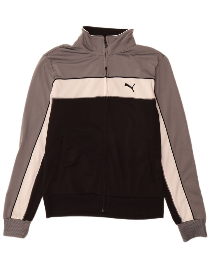 Jachetă de trening pentru bărbați Puma, negru, poliester color bloc