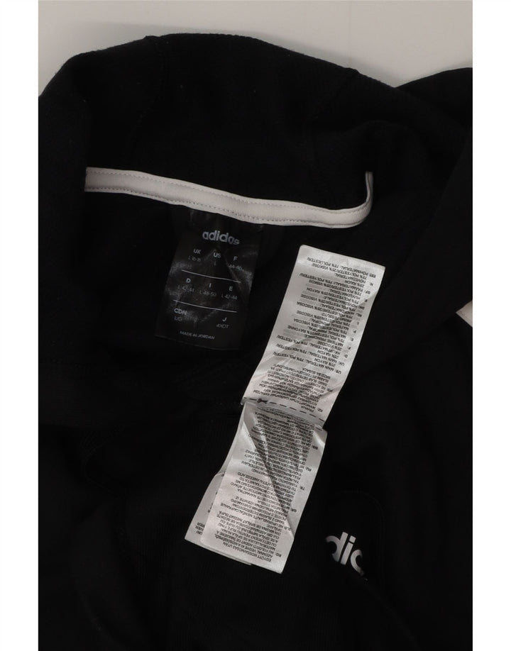 Pulover adidas Climalite pentru femei, Marea Britanie 16/18 Poliester negru mare