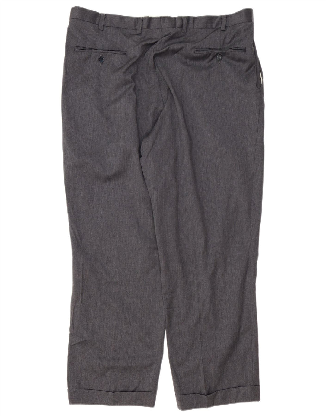 Pantaloni de costum pentru bărbați IZOD L38 L29 Lână gri