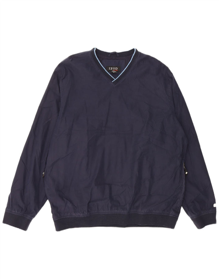 Trening Izod Pulover Top XL Bleumarin Poliester