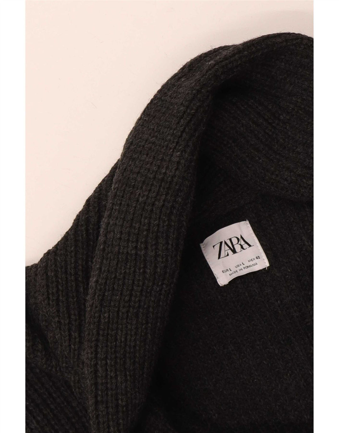 Pulover cardigan pentru bărbați Zara, mare, gri