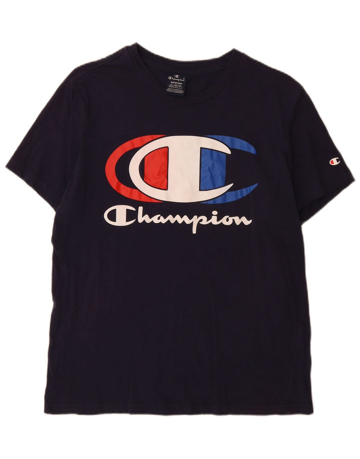 Tricou grafic pentru bărbați Champion Top Mediu Bleumarin