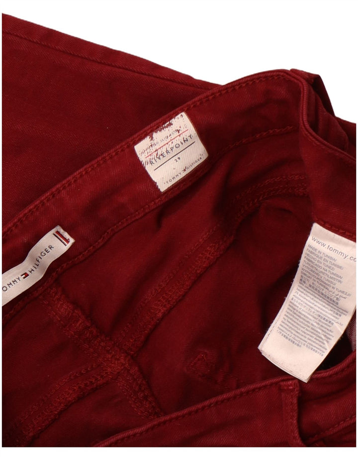 Blugi skinny Riverpoint pentru femei TOMMY HILFIGER L29 L28 Bumbac Burgundy