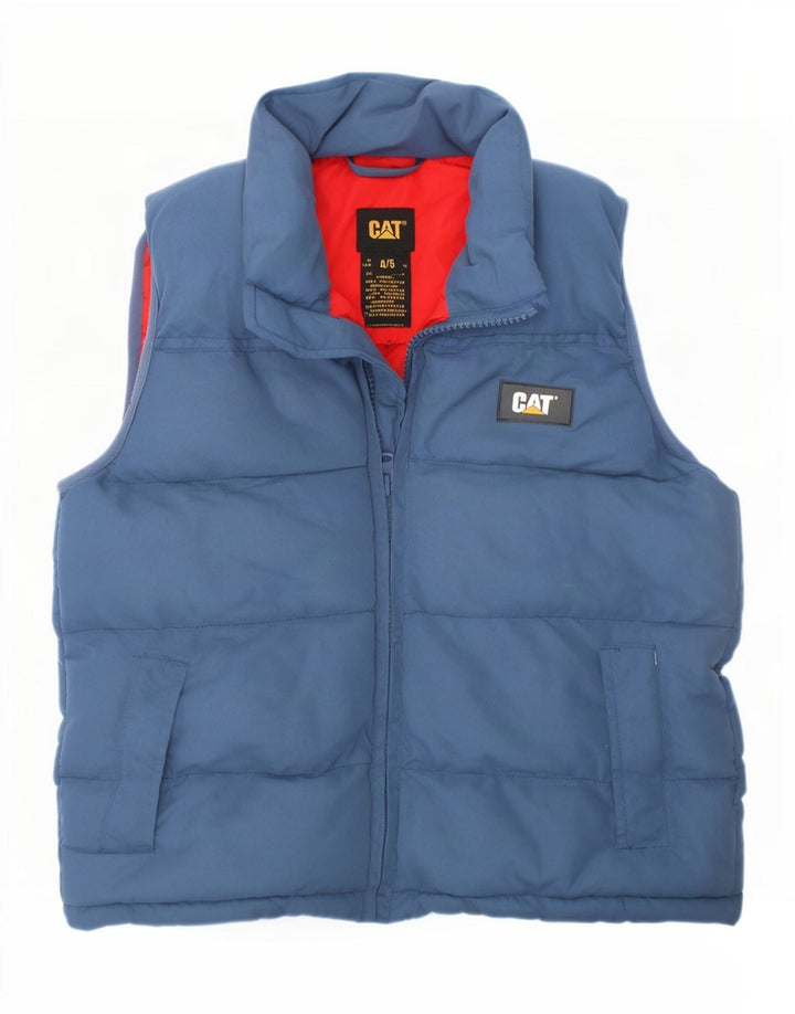 Gilet Captusit Caterpillar Boys 4-5 Ani Poliester Albastru