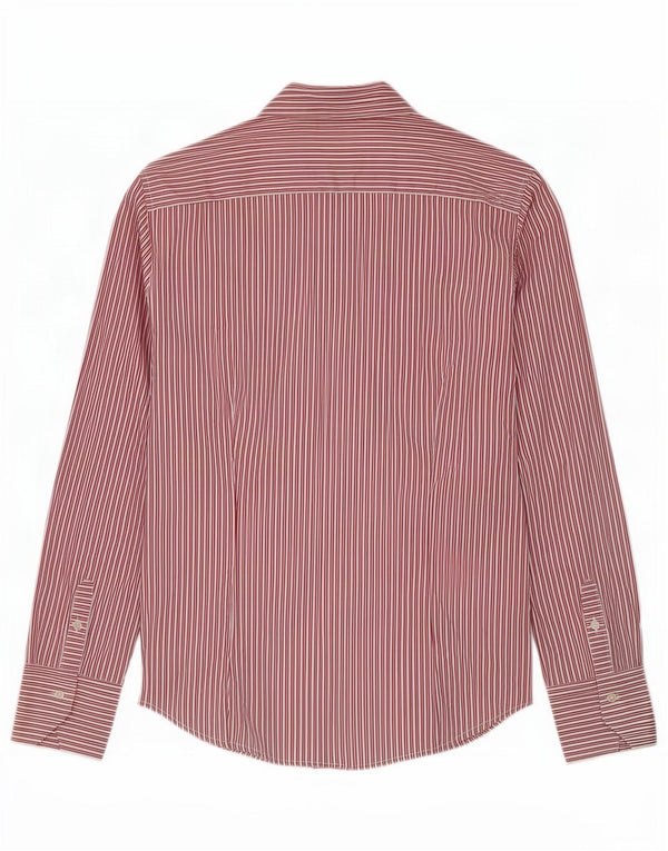 Cămașă Benetton pentru femei UK 14 Large Red Pinstripe