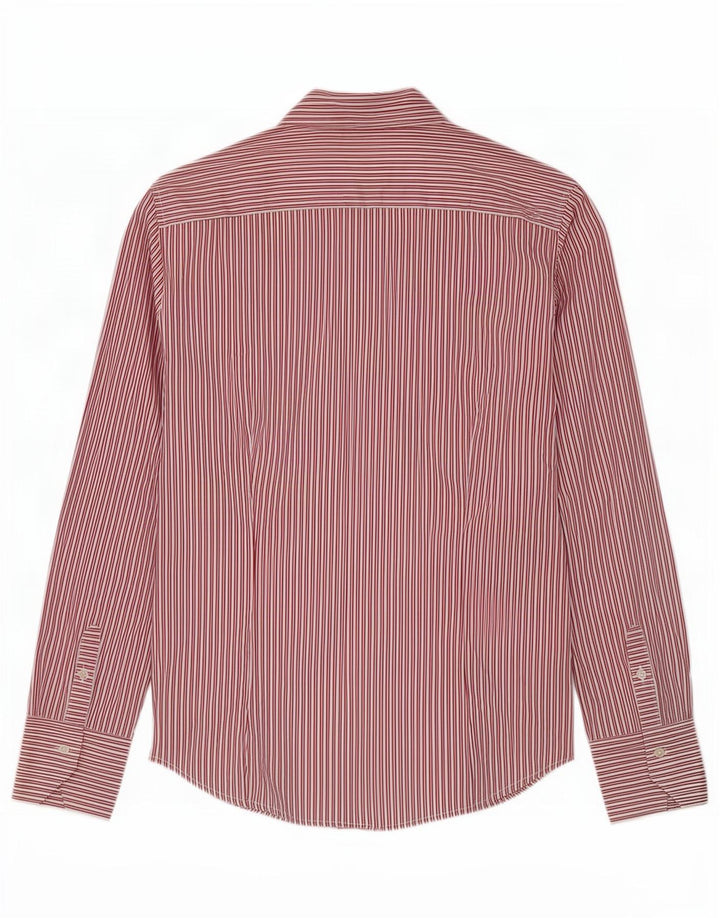 Cămașă Benetton pentru femei UK 14 Large Red Pinstripe