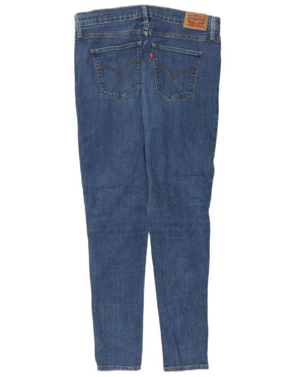Blugi super skinny pentru femei cu talie înaltă Levi's W31 L28 bumbac albastru
