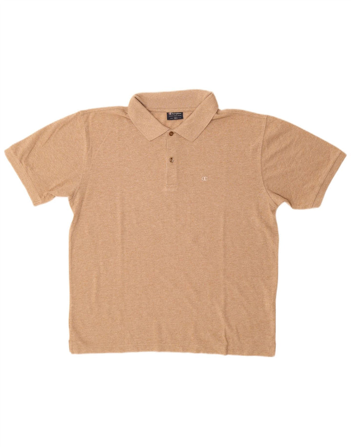 Tricou polo pentru bărbați Champion, mare, bej, bumbac