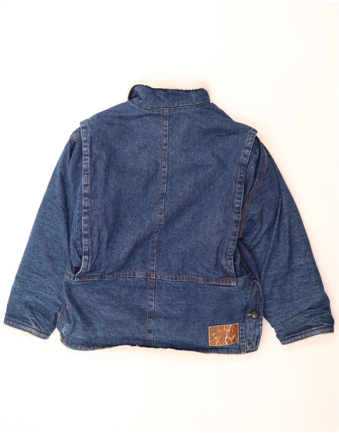 STRATOS Jachetă pentru bărbați din denim Sherpa UK 42 XL Bumbac albastru