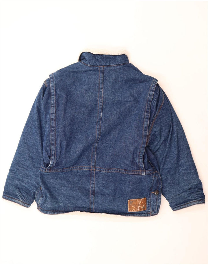 STRATOS Jachetă pentru bărbați din denim Sherpa UK 42 XL Bumbac albastru