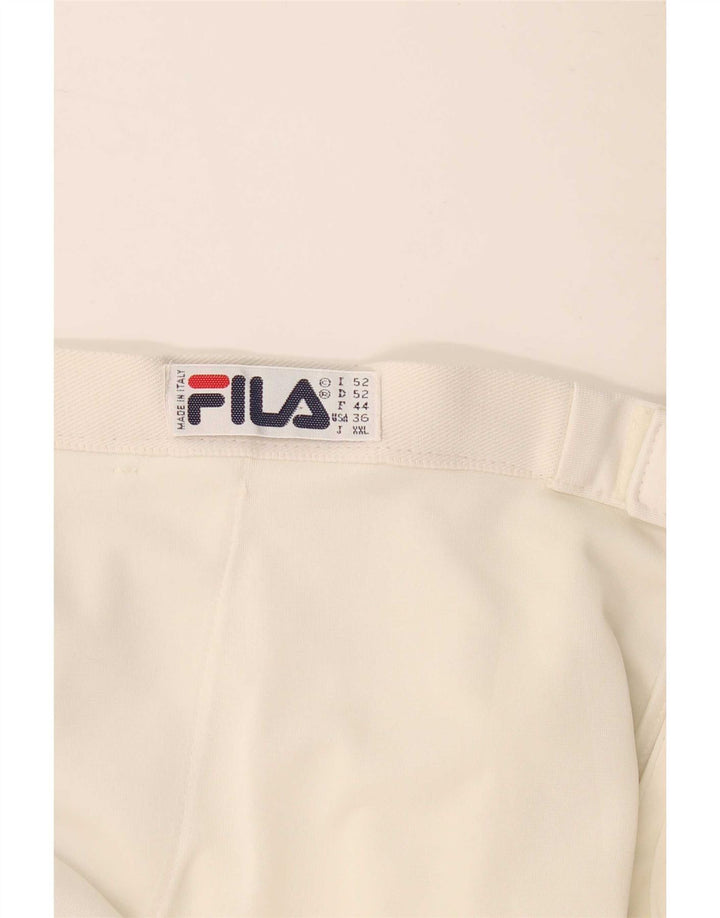 Fila Womens Chino Shorts IT 52 2XL Off White