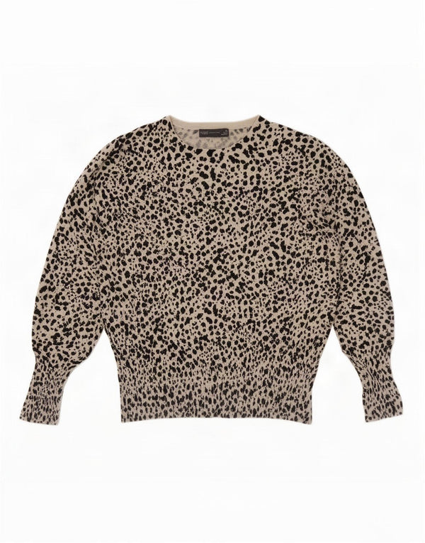 Pulover pentru femei Marks & Spencer, cu gât de barcă, UK 20 2XL Bej