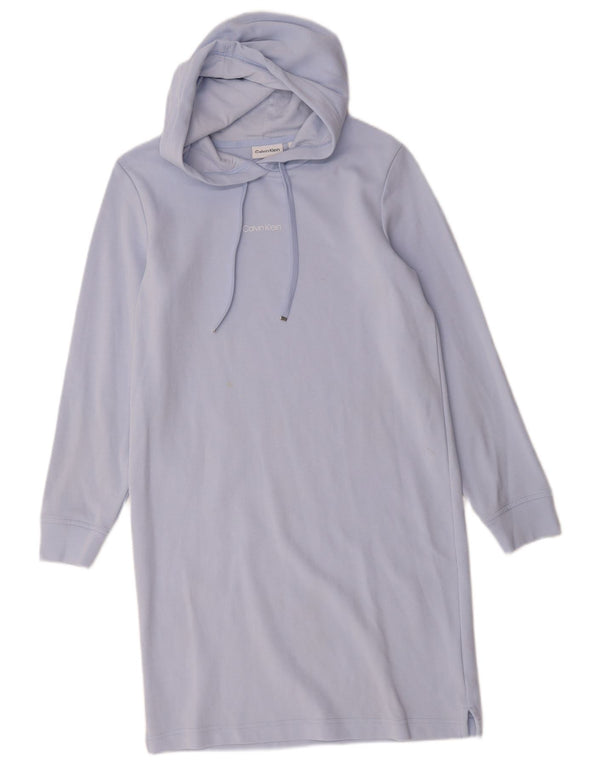 Calvin Klein rochie supradimensionată pentru femei cu hanoraș UK 10 Bumbac violet mic