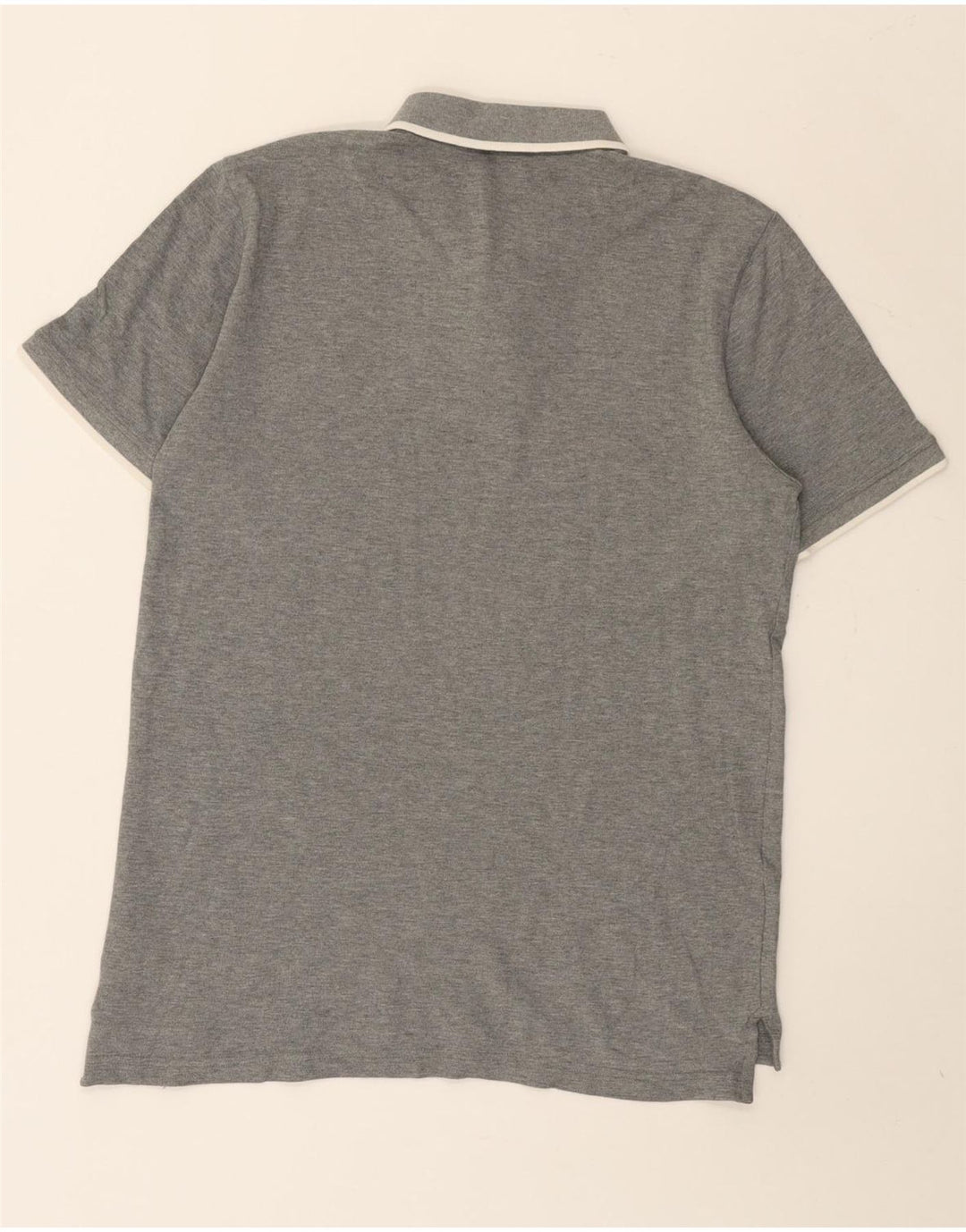 Tricou polo Puma pentru bărbați, bumbac gri mediu