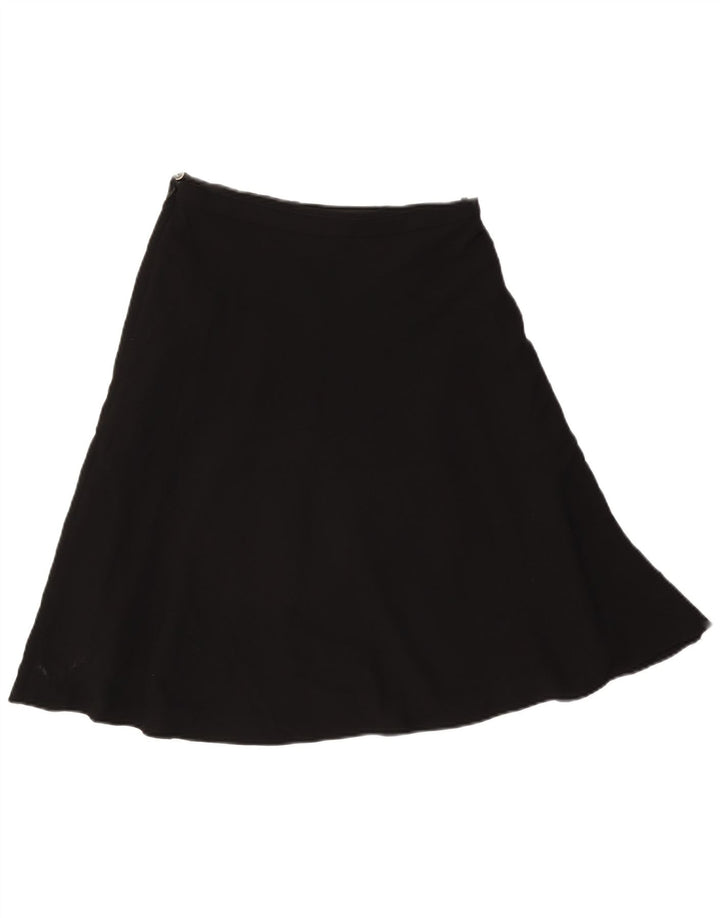 Fustă A-Line pentru femei Marks & Spencer UK 10 Small W27 Poliester negru