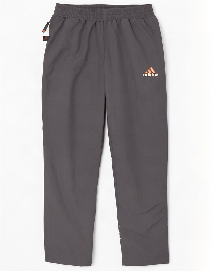 Pantaloni de trening Adidas pentru bărbați Marea Britanie 40/42 Gri mediu Poliamidă color bloc