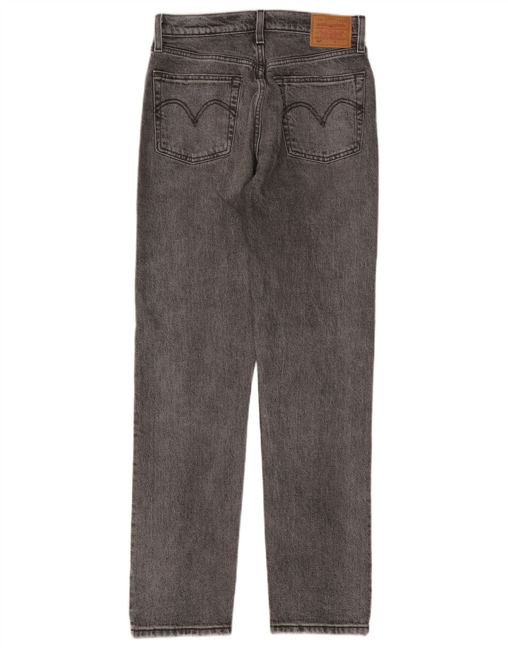 Blugi drepti pentru femei Levi's 501 W26 L30 bumbac gri