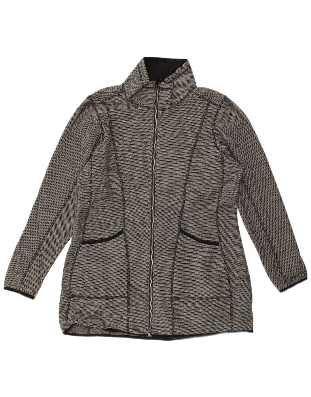 Jachetă de trening pentru femei Eddie Bauer UK 18 XL poliester gri